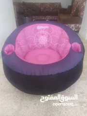  2 كرسي نفخ هواء حجم كبير يتسع جميع العمار بنحاط في حديقه اومسبح