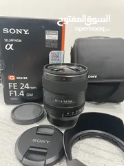  1 Sony 24 F 1.4 Gm عدسة سوني