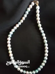  2 عقد لؤلؤ طبيعي