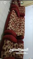  7 كنب مستعمل خشب سويد تسع مقاعد