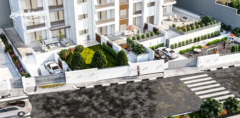  1 شقة مع حديقة و مدخل خاص و مصف سيارة خاص للبيع في عين مصباح مقابل جامعة القدس المفتوحة\كلية مسقط