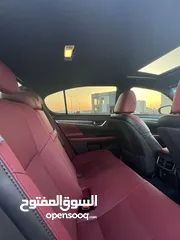  11 لكزس GS 350 F 2018 (داخلية عنابي وكالة)