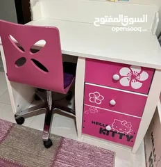  6 غرفة نوم اطفال هيلو كيتي خشب ممتاز  بسعرررررمغررررري