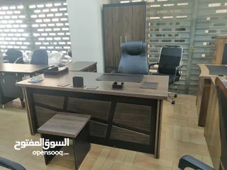  20 مكتب قياس 160*80 مع جانبيه وطاولة وسط خشب لامينت مستورد بسعر المصنع تفصيل جميع الموديلات جميع المقاس