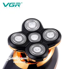  7 ماكينة  حلاقة 5 في 1 ضد الماء مزودة بشاشة VGR V-316 حلاقه ماكنه الحلاقة شعر الراس حلاقة اللحيه