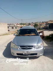  6 سياره كيا سيراتو 2006 محرك 1600 جير عادي زجاج كهرباء كراسي مدفيه بور سنتر لوك مكيف حامي بارد