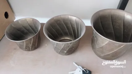  7 مجموعة قطع نحاسية انتيك