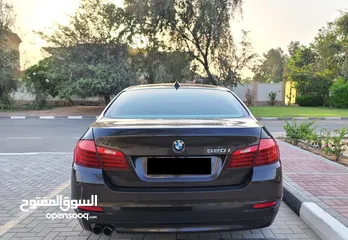  7 BMW 5 Series 2015, GCC Specs, Top Option, Single Owner, Accident free