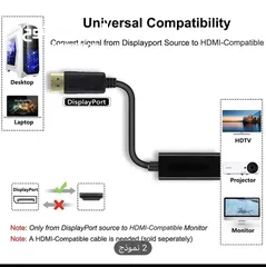 7 DisplayPort إلى HDMI