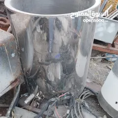  12 سخانات حليب دبل جكيت وحوض جبنه وَماكنات قهوه