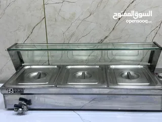  3 تسخين طعام كهربائي على البخار حتى درجة حرارة 100