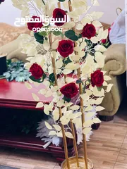  18 أشجار زينه ورد صناعي   متوفر لون احمر فقط  شغل بيتي مرتب بزبط داخلي و خارجي للمنزل وللغرف و للمداخل