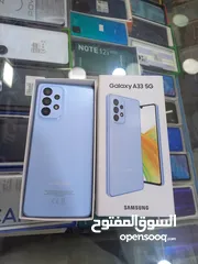  3 مستعمل اخو الجديد Samsung A33 5G  رام 16 جيجا 128 أغرضة والكرتونه الأصلية متوفر توصيل