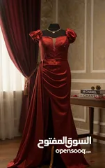  1 فستان خمري ستان