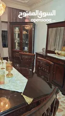  4 طقم سفرة خشب زان