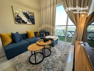  4 شقه في دبي دماك هيلز غرفه وصاله الإيجار شهري الإيجار شامل الفوتير