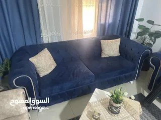  3 طقم كنب ضيوف شبه جديد