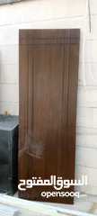  10 ابواب خشبيه داخليه و خارجيه بتصاميم حديثه وفاخره وعصريه جميع الانواع دهان  او تلبيس pvc  وقشره بلوط