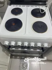  2 بوتاجاز كهربائي مع فرن كهربائي مع مروحة