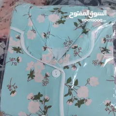  14 بيجاما نسائي قطن اجنبي مطبع مكفول برسمات والوان مختلفة يوجد تشكيلة كبيرة من الموديلات المختلفة يوميا