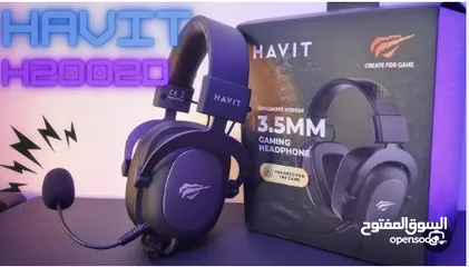  3 سماعاتHAVIT الاصلي فقط ب120 دينار مع هدية