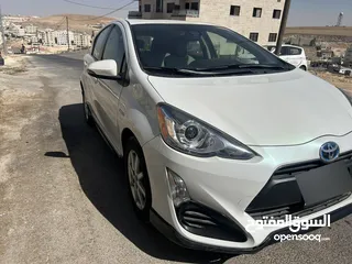  6 تويوتا بريوس سي 2017 فحص كامل بحالة ممتازة ترخيص لسنة