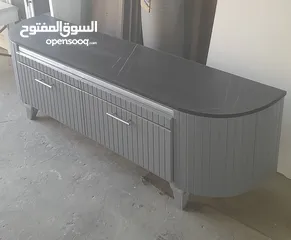  18 طاولات وسط خشب ودهان الون اختياري حسب الطلب تفصيل جميع المقاسات ديكور شاشه جميع المقاسات