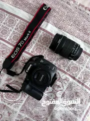  1 كاميرا كانون 7D Mark II+ عدسة 50 نظييييف قابل للتفاوض