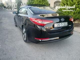  6 كيا اوبتيما 2012 K5 هايبرد وارد كوري فل كامل بانوراما  بحالة ممتازة والفحص موجود بالصور
