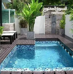  12 انشاء مسابح برك سباحه بنظام سكيمر واوفر فلو وصيانه دوريه للمسابح عمل صيانه للمسابح