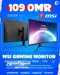  1 Msi 2K 170Hz 1Ms Gaming Monitor - شاشة جيمينج من ام اس اي !