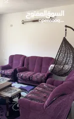  4 غرفة ضيوف كاملة كنب وطاولة وسجاد وعش وبرادي وثريا