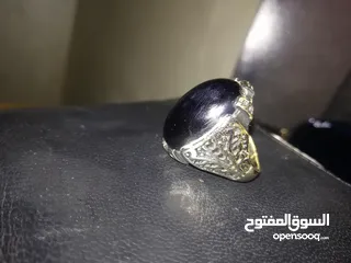  1 خاتم فضة مميز عقيق بسعررررر حرررررررررق للبدل