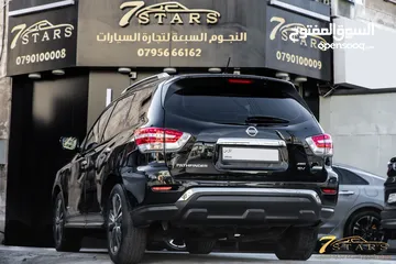  24 Nissan Pathfinder SV 2018  السيارة وارد الشركة و قطعت مسافة  80,000  كم فقط