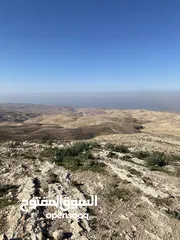  4 ارض للبيع في مادبا منطقة الفيحاء ومطلع على البحر الميت