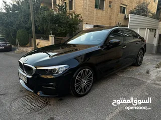  1 Bmw 2018 530 eبلج ان كرت ابيض كلين تايتل