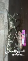  10 مجسمات حيوانات نحاس