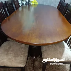  4 غرفه سفره مستعمله + طقم كنب