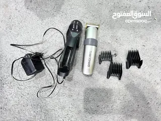  3 ماكينة حلاقه رجاليه صالحة بحالة جيدة مع كم من قطعة للحلاقة شاحن الها لا يوجد توصيل للتواصل تحت الوصف