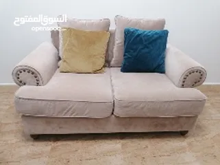  1 كنبات مخمل درجه أولى