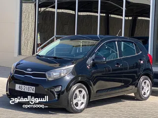  24 كيا بيكانتو 2020  استخدام شخصي لم تعمل سياحي او تطبيقات نهائي ماتور 12500ccفحص كامل لون اسود