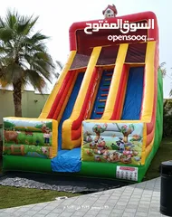  9 نطاطيات العاب اطفال في قطر  زحلاقية مع ارتفاع 8 متر  نطاطيات مع زحلاقيه ارتفاع 10 متر بركة السباحة
