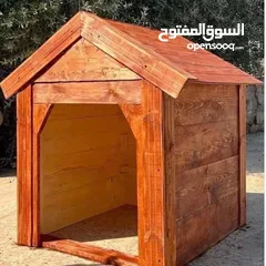  4 بيوت كلاب عدة احجام