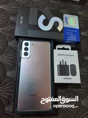  3 مستعمل اخو الجديد Samsung S21 plas 5G رام 16 جيجا 256 عربي شرق اوسط أغراضة الأصلية والكرتونه وتوصيل