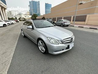  1 Mercedes E250 2011 GCC full option free accident company paint second owner no issues