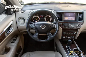  12 Nissan Pathfinder SV 2018  السيارة وارد الشركة و قطعت مسافة  80,000  كم فقط