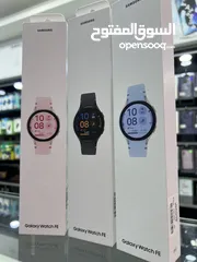  3 Samsung Watch FE (2024) ساعة سامسونج واتش قياس 40مم متوفرة باللون الاسود و الزهري و الازرق جديدة