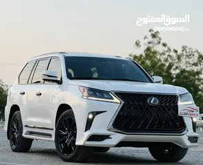  3 لكزس بلاك اديشن LX570-2019 صبغ الوكاله في قمة النظافة