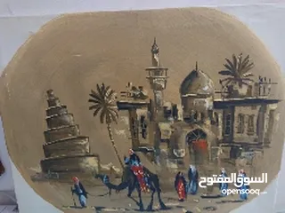  2 لوحة فنية رسم احترافي عربي