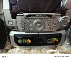  2 ستيريو دبل كاست مع سيدي عدد 3 و راديو سماعات صوت رائع عالي جدا النوع LG جهاز ولا اروع